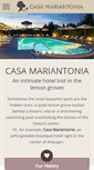 Mobile Screenshot of casamariantonia.com