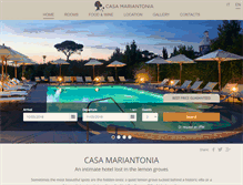 Tablet Screenshot of casamariantonia.com